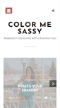 Mobile Screenshot of colormesassy.com